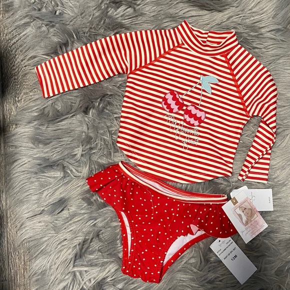 Jessica Simpson 2pc set bathing suit - Picture 1 of 8